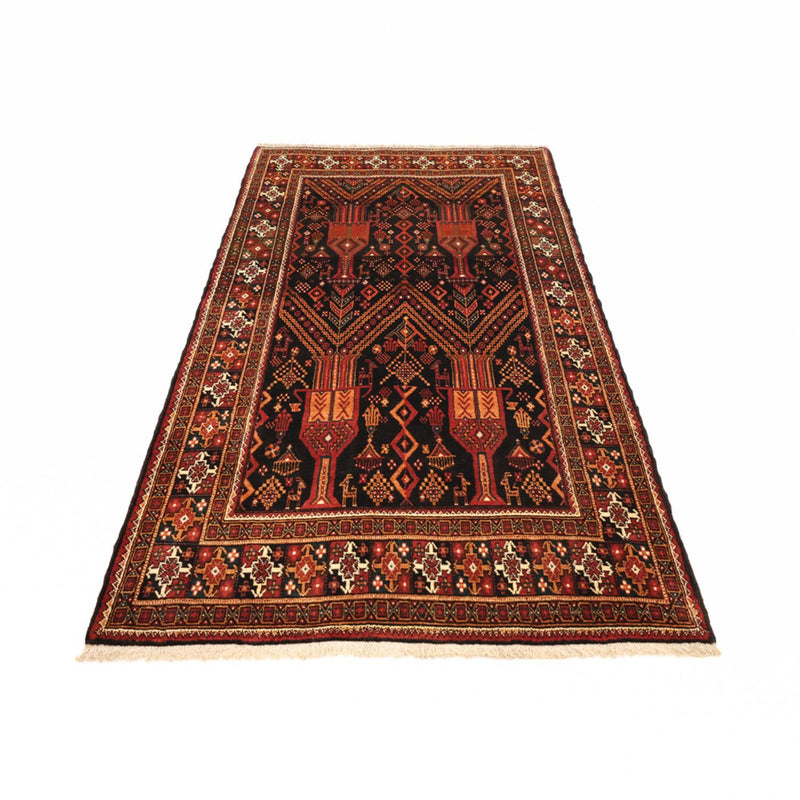 Baluch-tæppe - 219 x 119 cm - mørkerød