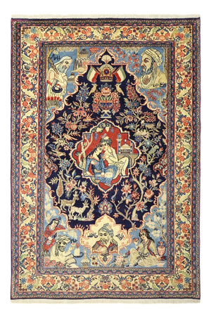 Persisk tæppe - Tabriz - 197 x 136 cm - flerfarvet
