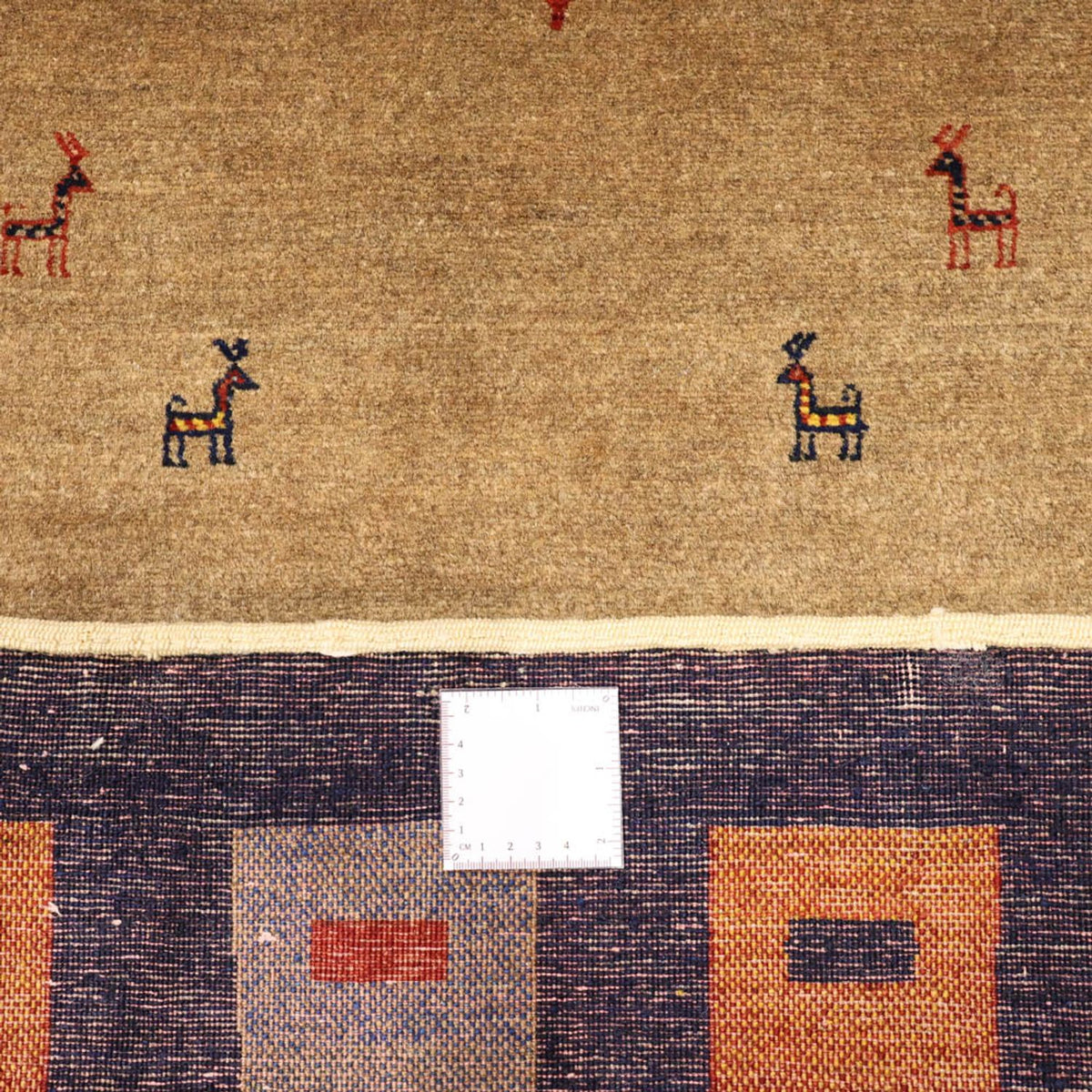 Gabbeh Tæppe - Loribaft Persisk - 156 x 105 cm - flerfarvet