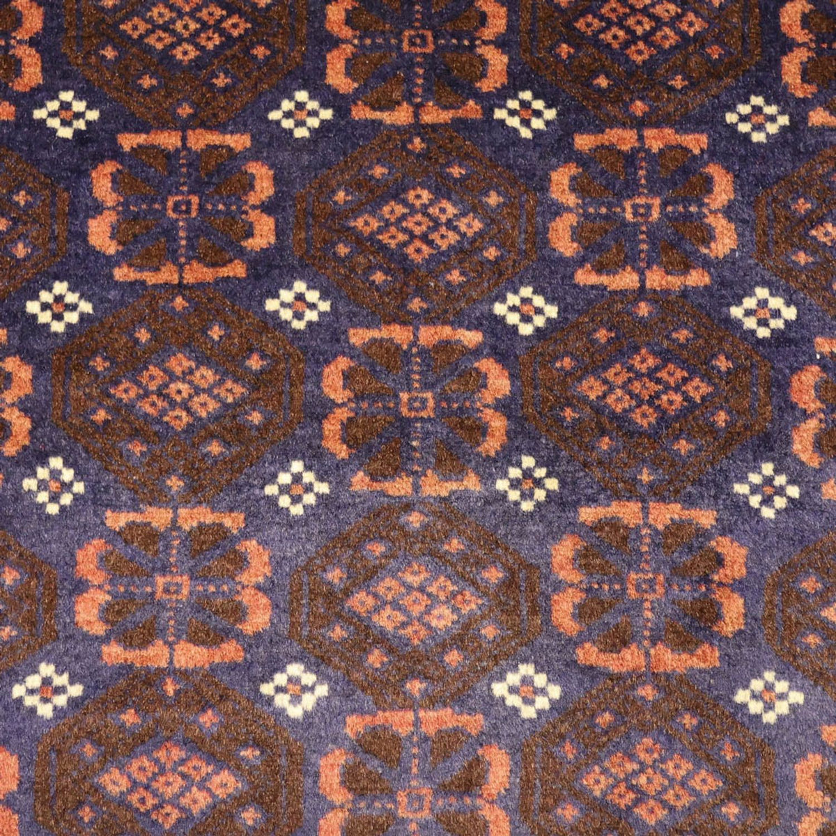 Løber Baluch-tæppe - 185 x 100 cm - mørkeblå