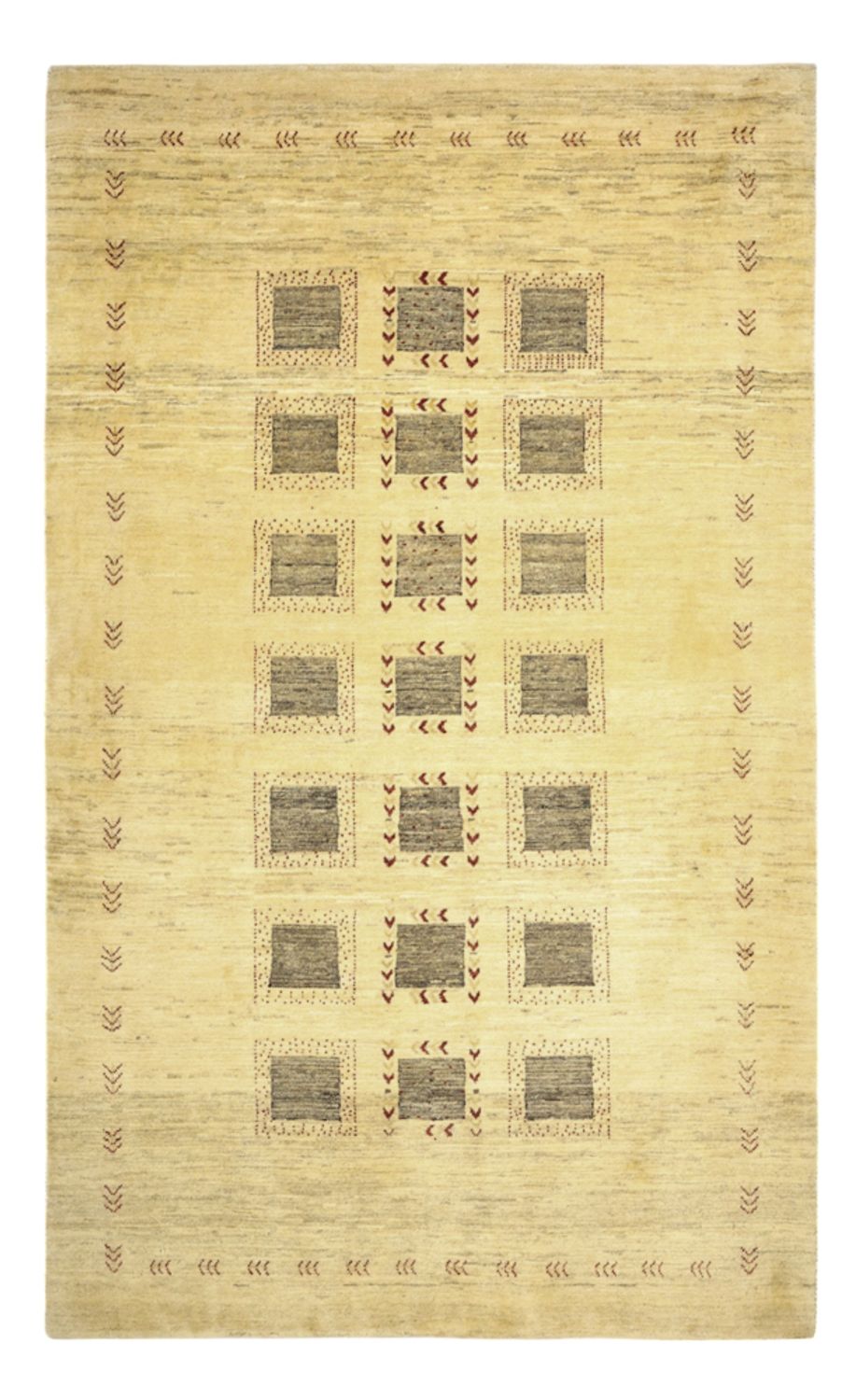 Gabbeh-tæppe - Kashkuli Persisk - 190 x 116 cm - beige