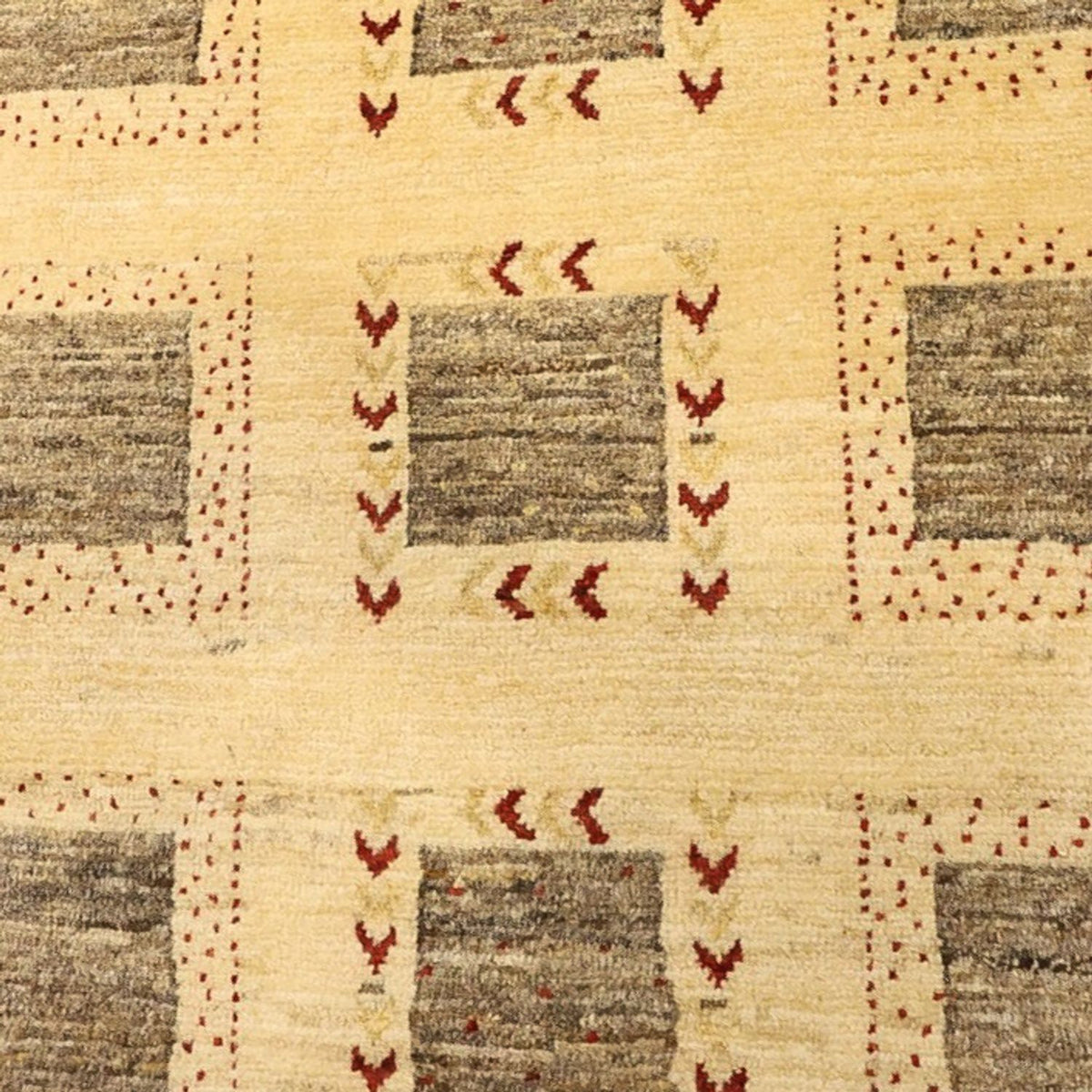 Gabbeh-tæppe - Kashkuli Persisk - 190 x 116 cm - beige