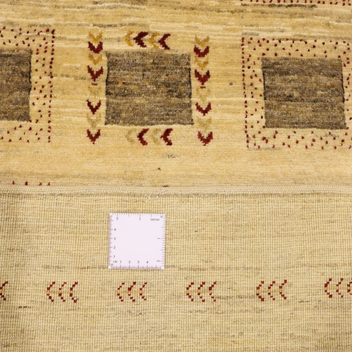 Gabbeh-tæppe - Kashkuli Persisk - 190 x 116 cm - beige