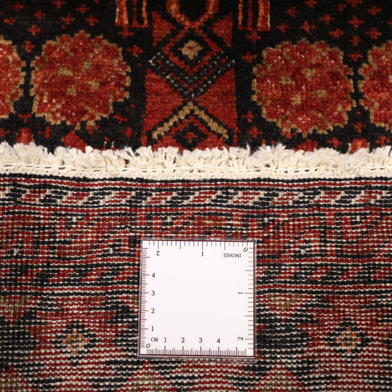 Løber Baluch-tæppe - 198 x 102 cm - mørkerød