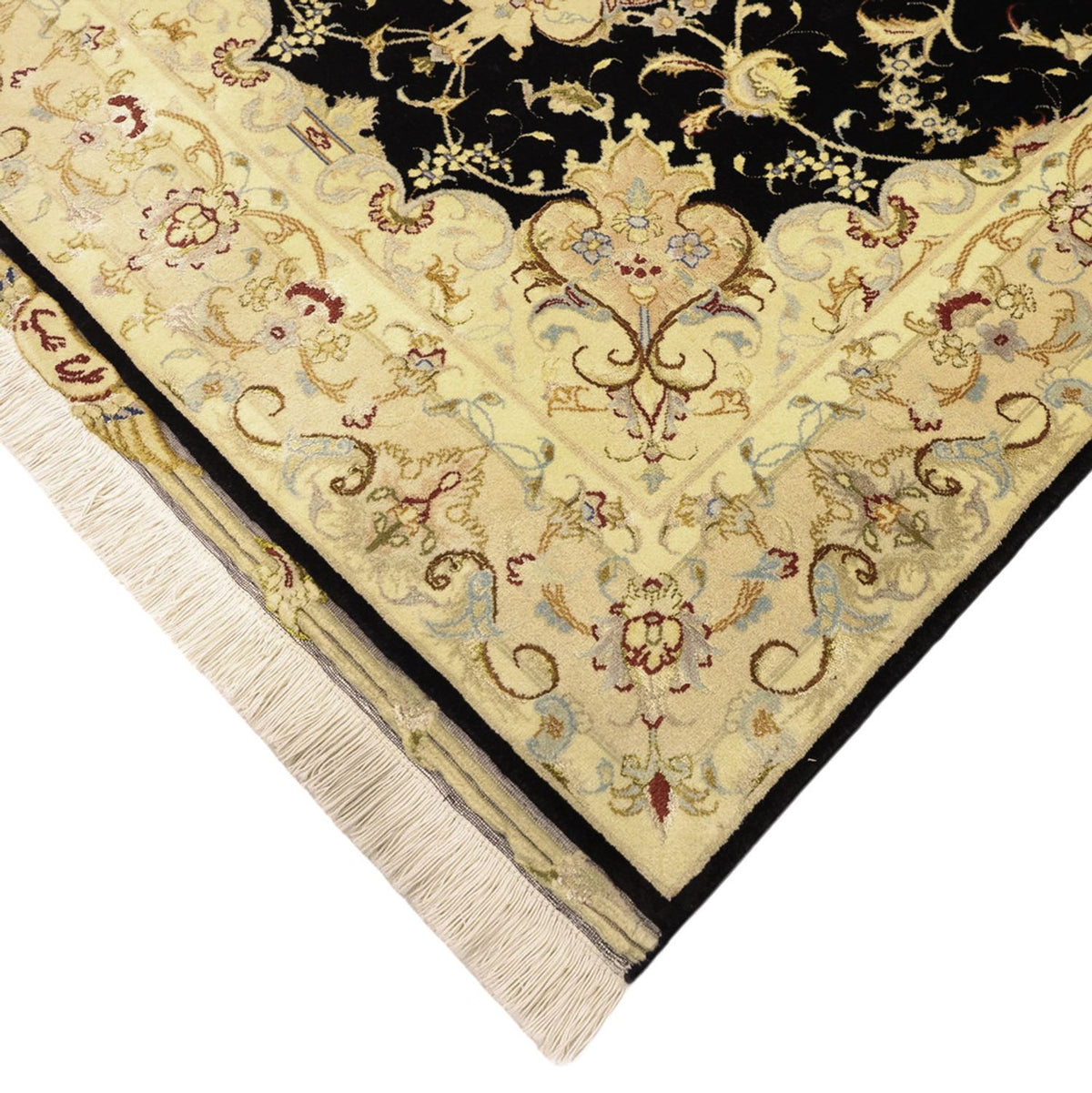 Persisk tæppe - Tabriz - Royal - 152 x 99 cm - mørkeblå