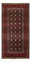 Løber Baluch-tæppe - 199 x 102 cm - mørkerød