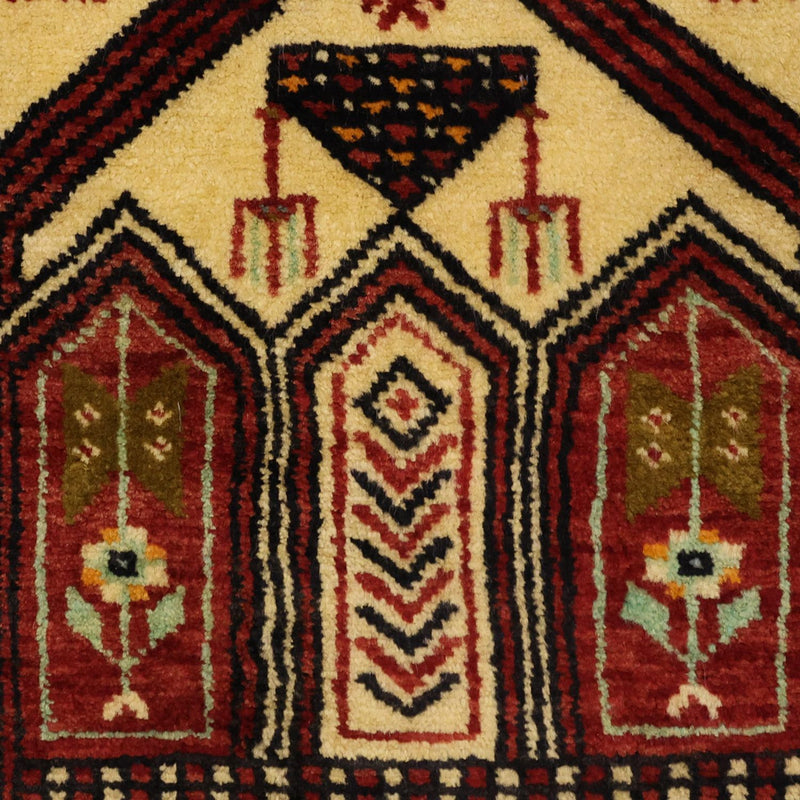 Løber Baluch-tæppe - 196 x 103 cm - beige