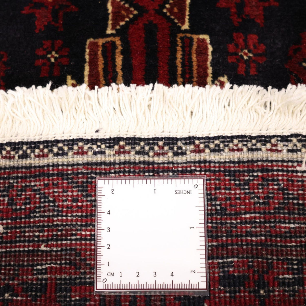 Løber Baluch-tæppe - 199 x 100 cm - mørkerød