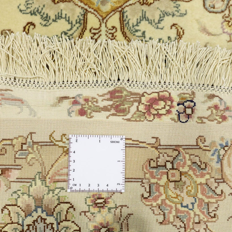 Persisk tæppe - Tabriz - Royal - Halskæde af silke - 219 x 148 cm - beige