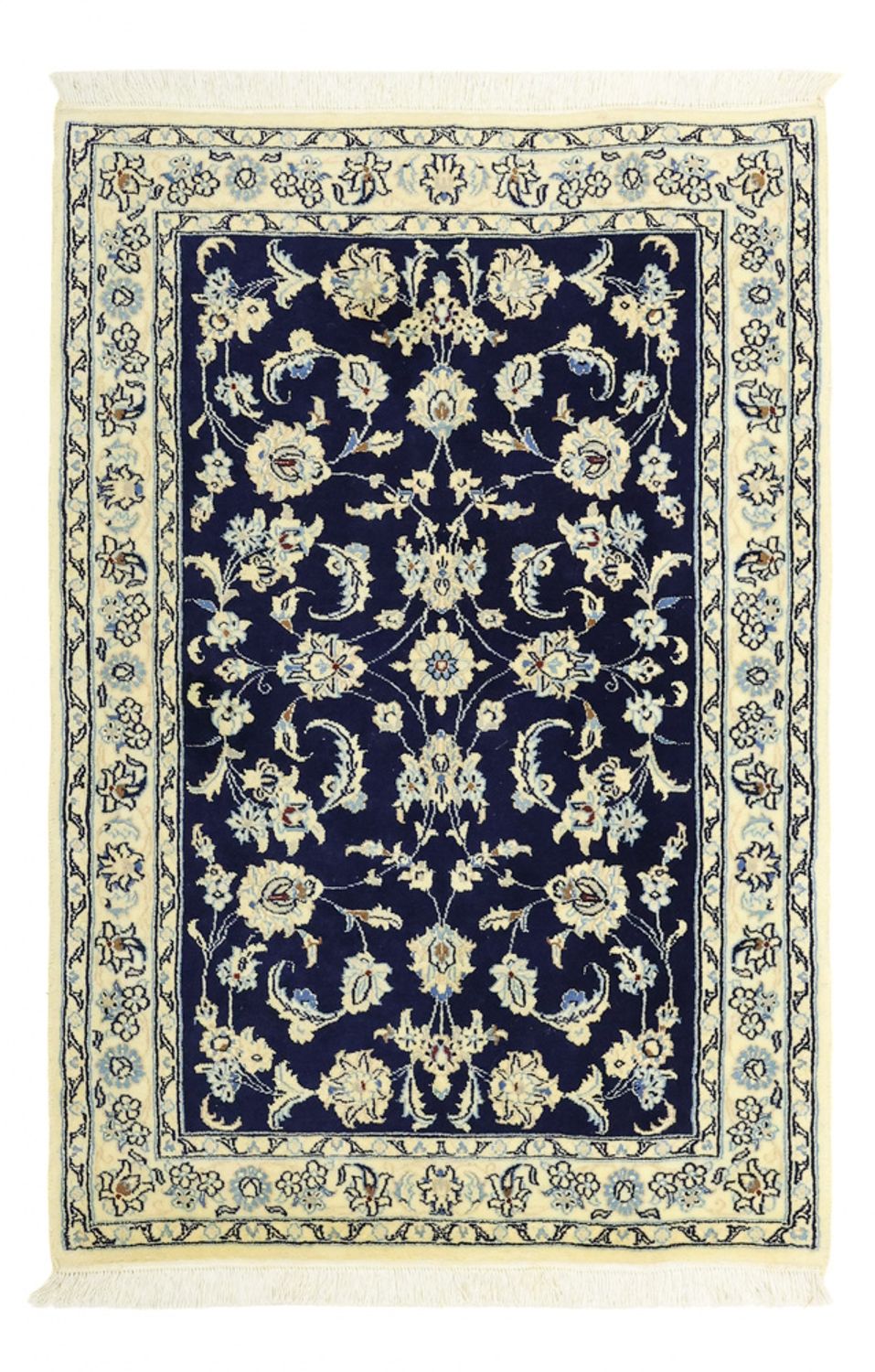 Persisk tæppe - Nain - Royal - 114 x 77 cm - mørkeblå