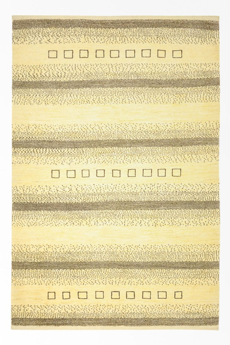 Gabbeh Tæppe - Loribaft Persisk - 173 x 118 cm - beige