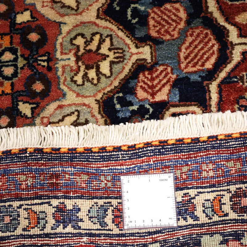 Persisk tæppe - Bijar - Royal - 276 x 168 cm - mørkerød