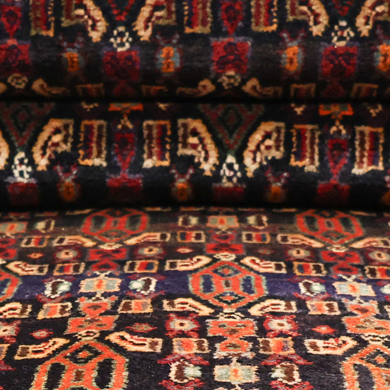 Løber Persisk tæppe - Nomadisk - 294 x 129 cm - mørkerød