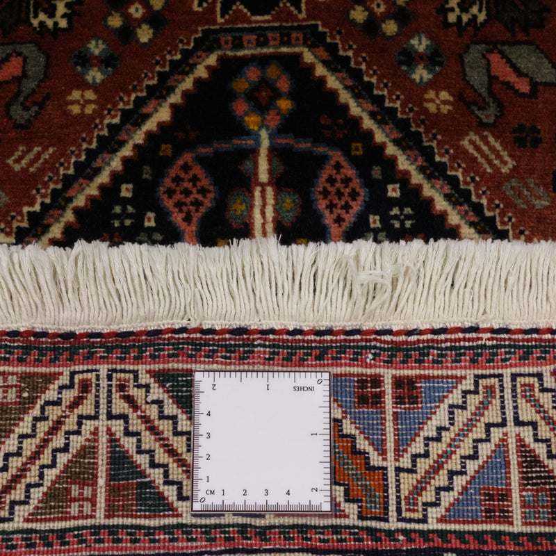 Gabbeh-tæppe - Kashkuli Persisk - 150 x 105 cm - mørkerød