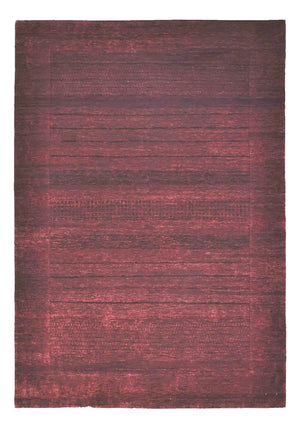 Gabbeh-tæppe - Loribaft Indus - 235 x 166 cm - mørkerød
