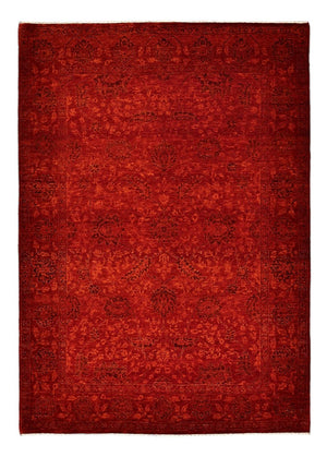 Gabbeh Tæppe - Loribaft Persisk - 200 x 142 cm - rød
