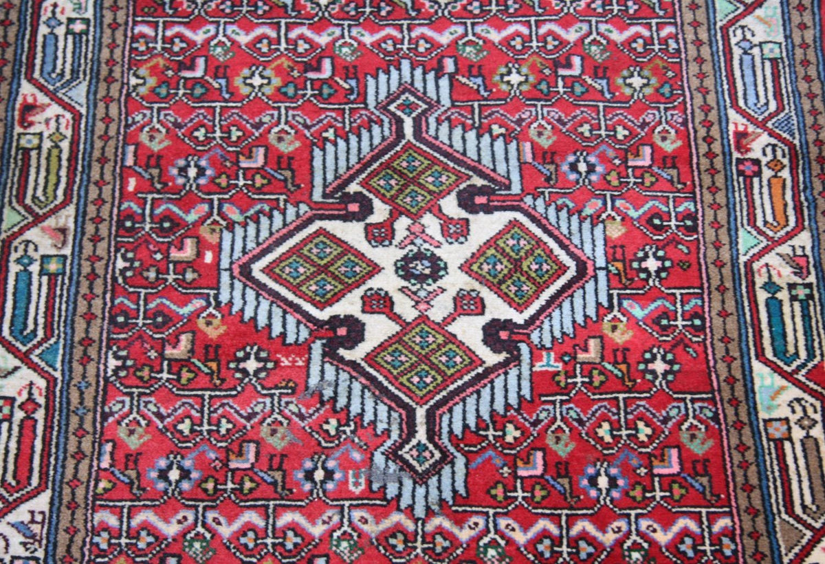 Løber Persisk tæppe - Nomadisk - 180 x 80 cm - rød