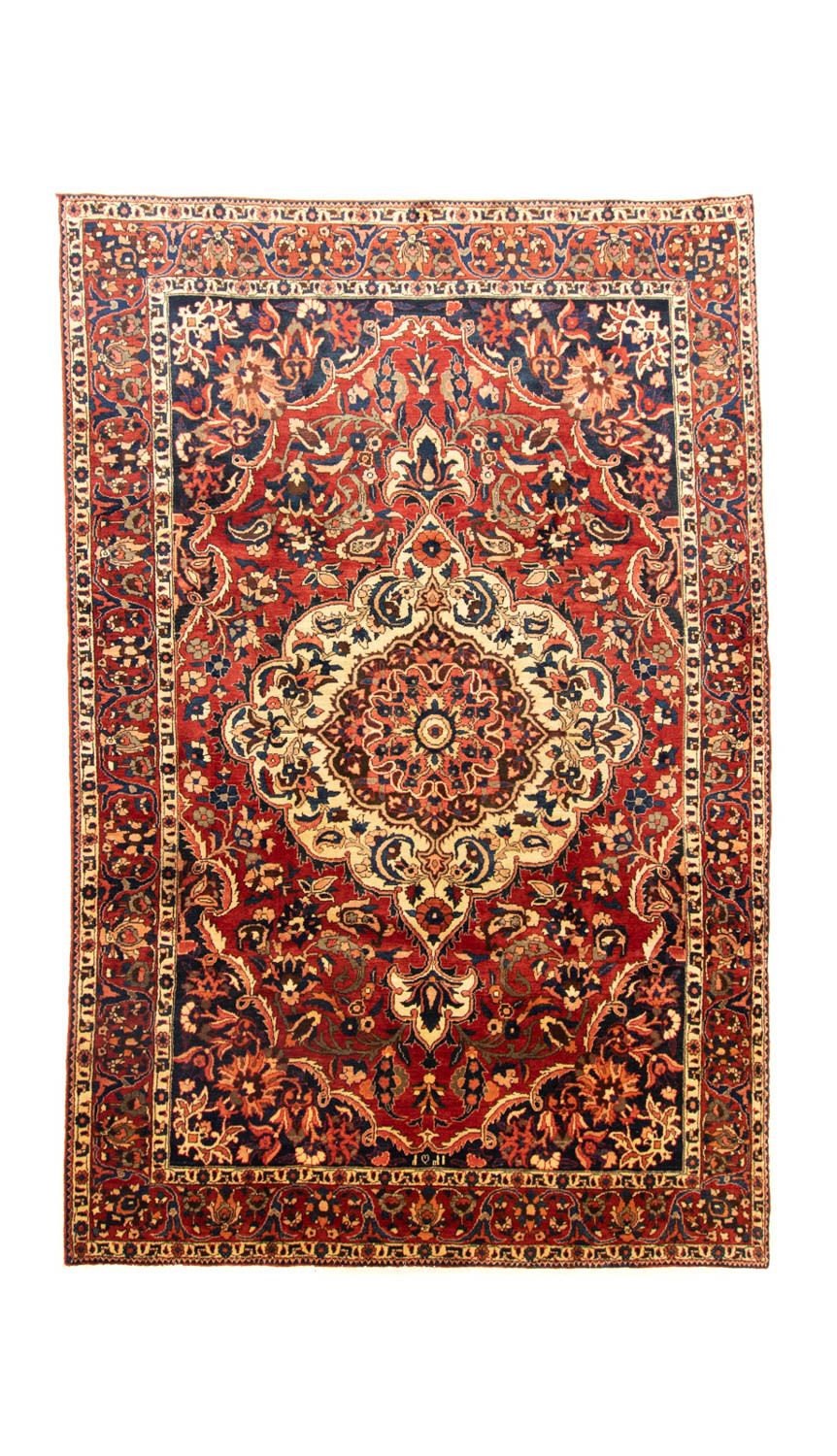 Persisk tæppe - Nomadisk - 340 x 215 cm - rød