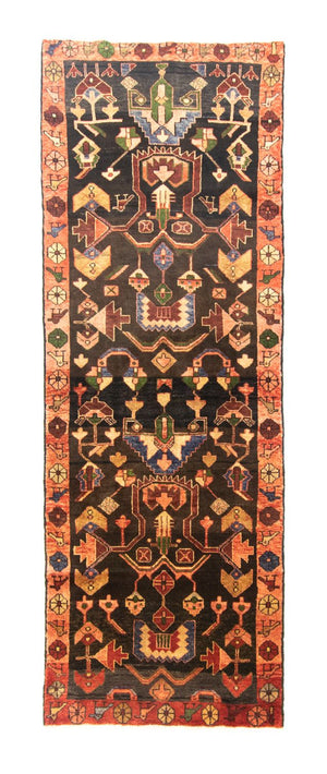 Løber Persisk tæppe - Nomadisk - 296 x 105 cm - blå