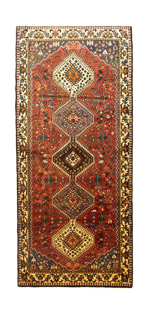 Løber Persisk tæppe - Nomadisk - 275 x 120 cm - brun