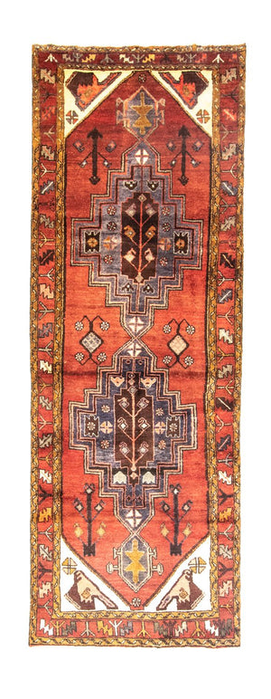Løber Persisk tæppe - Nomadisk - 297 x 105 cm - orange