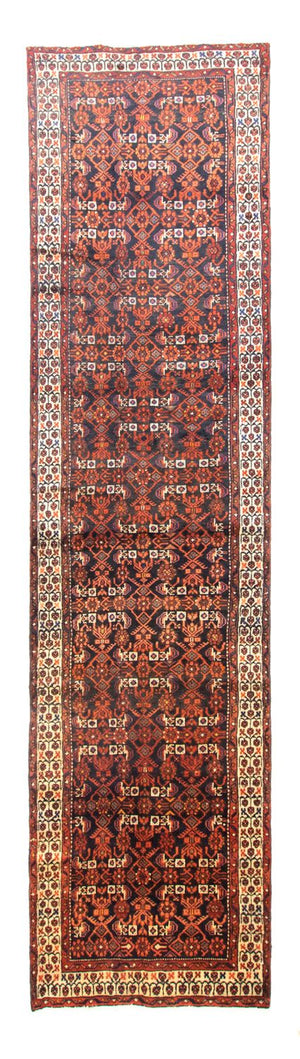 Løber Persisk tæppe - Nomadisk - 427 x 103 cm - brun
