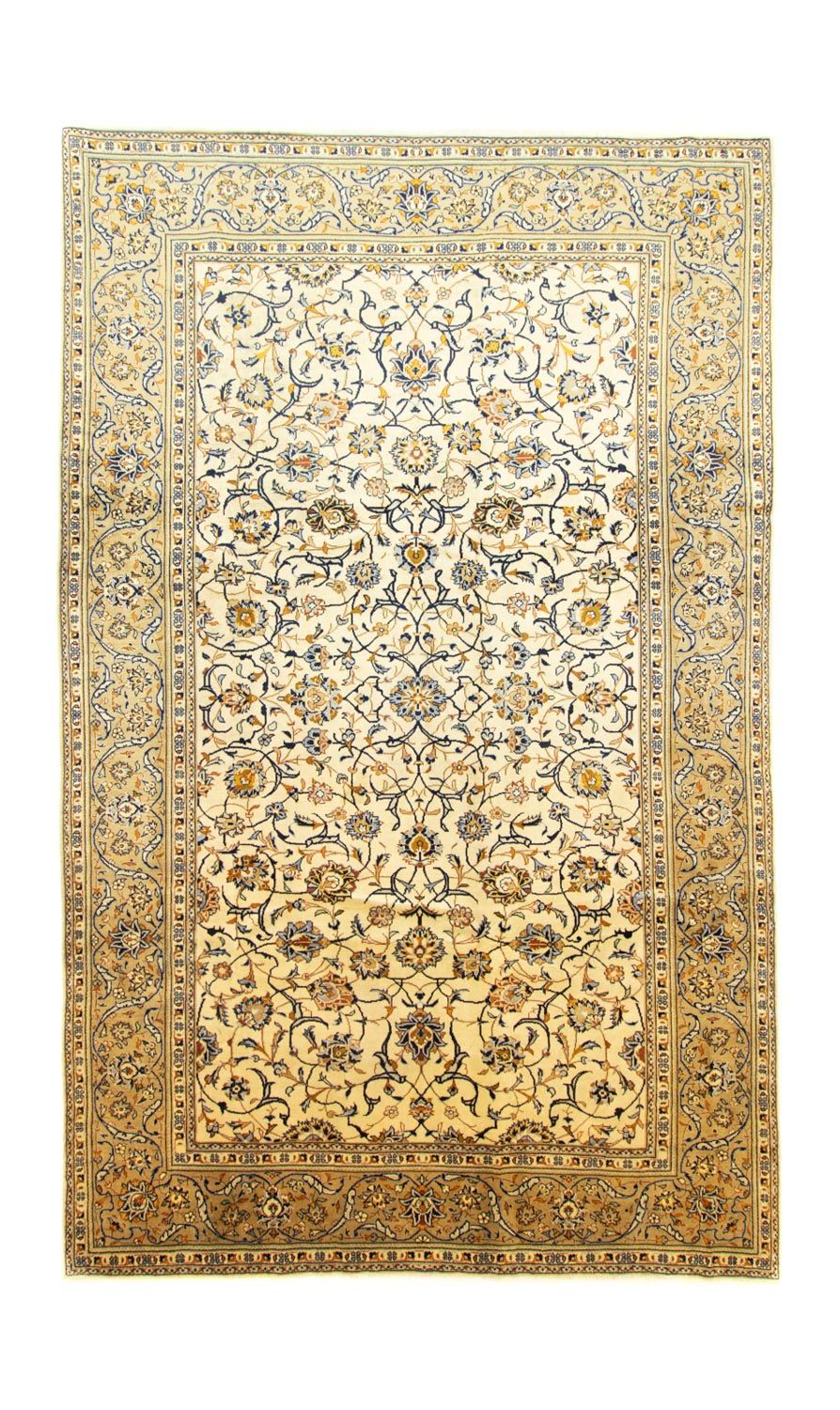 Persisk tæppe - Keshan - 378 x 237 cm - beige