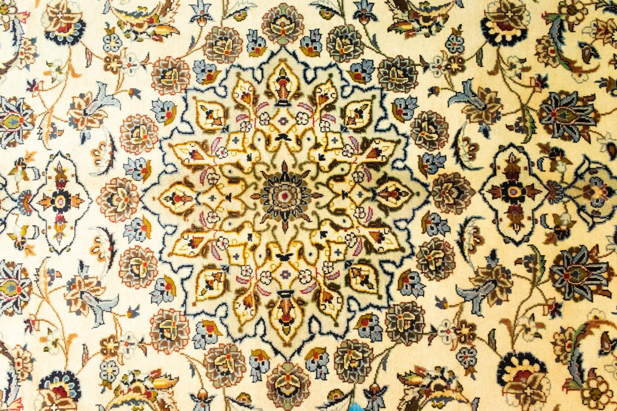 Persisk tæppe - Keshan - 295 x 195 cm - beige