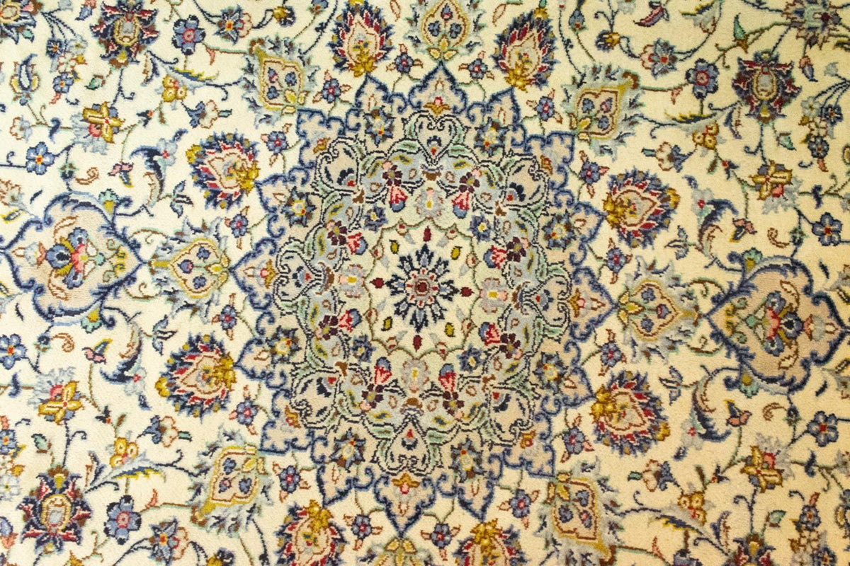 Persisk tæppe - Keshan - 333 x 245 cm - beige