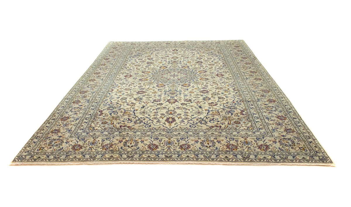 Persisk tæppe - Keshan - 333 x 245 cm - beige