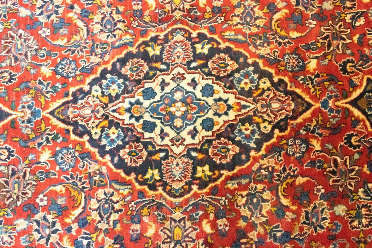 Persisk tæppe - Keshan - 284 x 198 cm - orange
