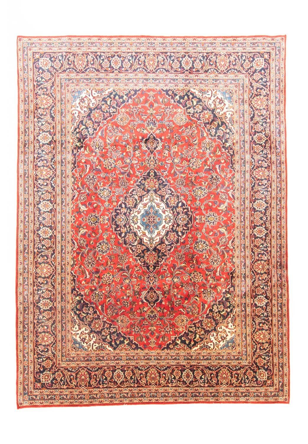 Persisk tæppe - Keshan - 333 x 240 cm - rød