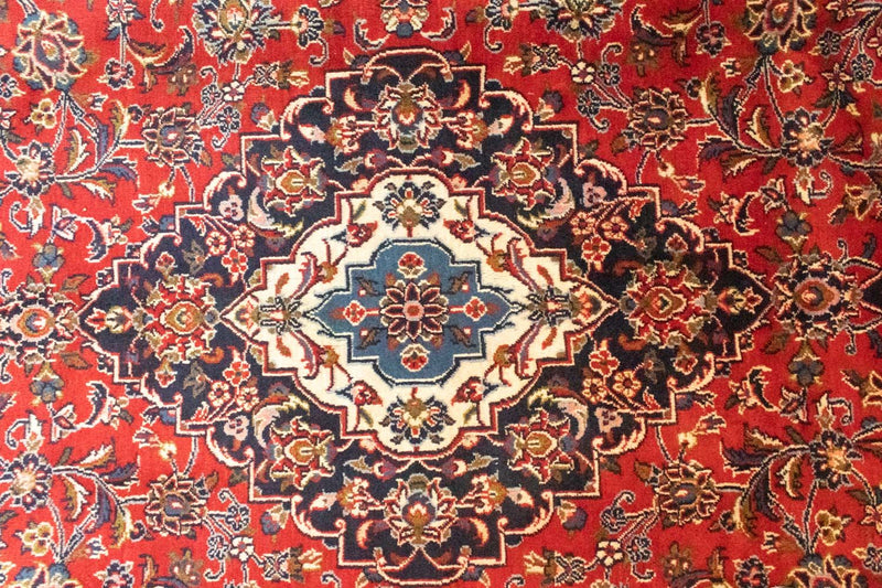 Persisk tæppe - Keshan - 333 x 240 cm - rød
