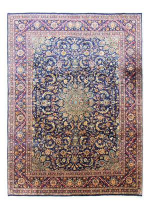 Persisk tæppe - Classic - 411 x 298 cm - blå