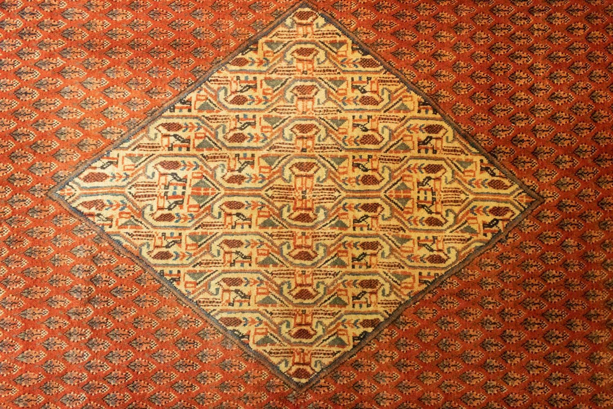 Persisk tæppe - Mir - 300 x 206 cm - orange