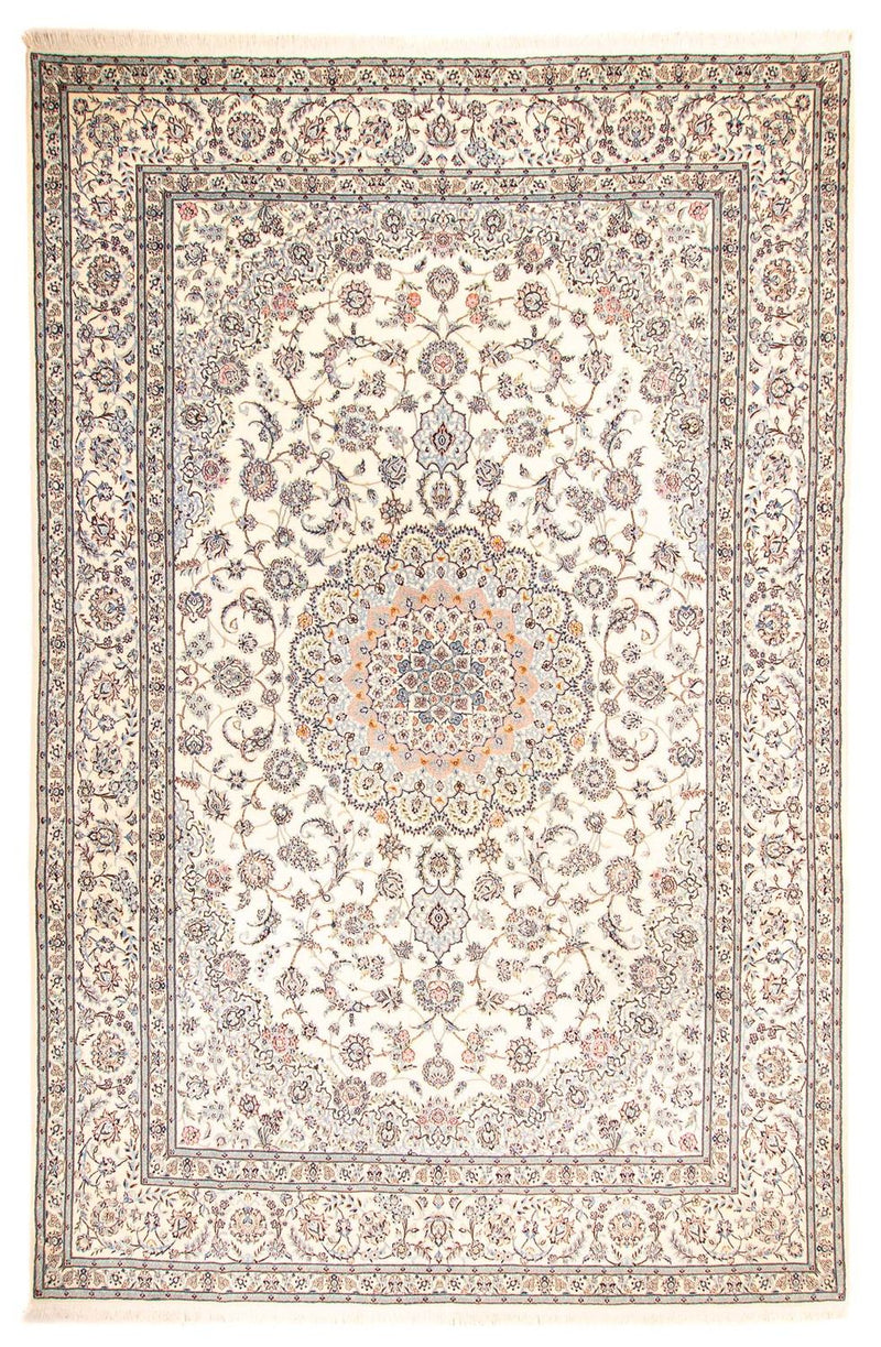 Persisk tæppe - Nain - Premium - 398 x 257 cm - beige