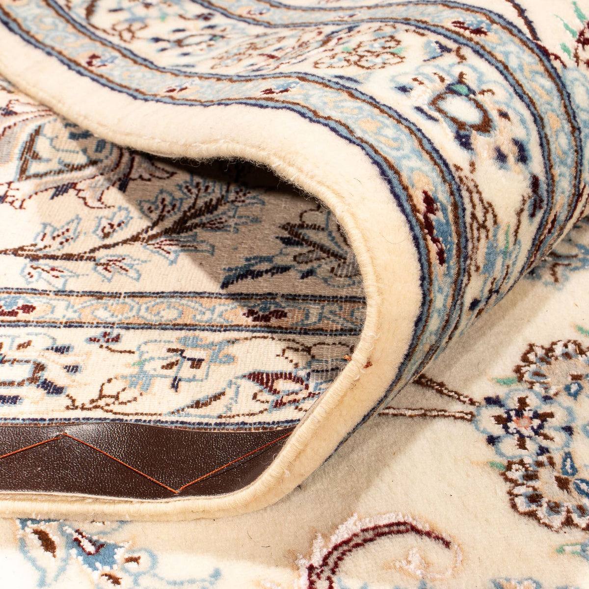 Persisk tæppe - Nain - Premium - 398 x 257 cm - beige