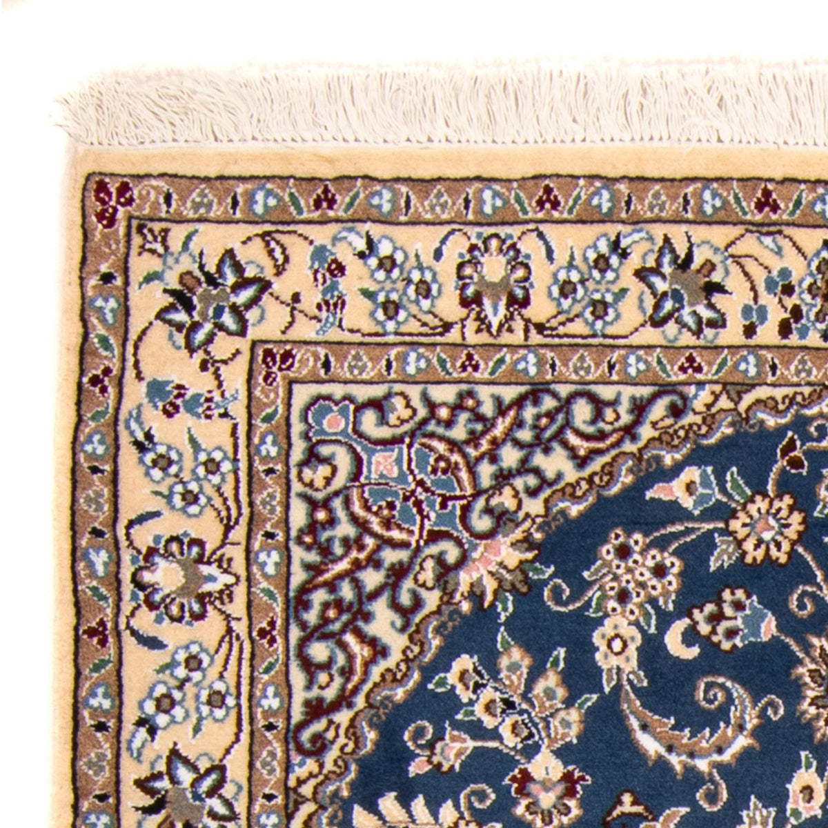 Persisk tæppe - Nain - Royal - 148 x 100 cm - mørkeblå