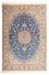 Persisk tæppe - Nain - Premium - 233 x 156 cm - mørkeblå