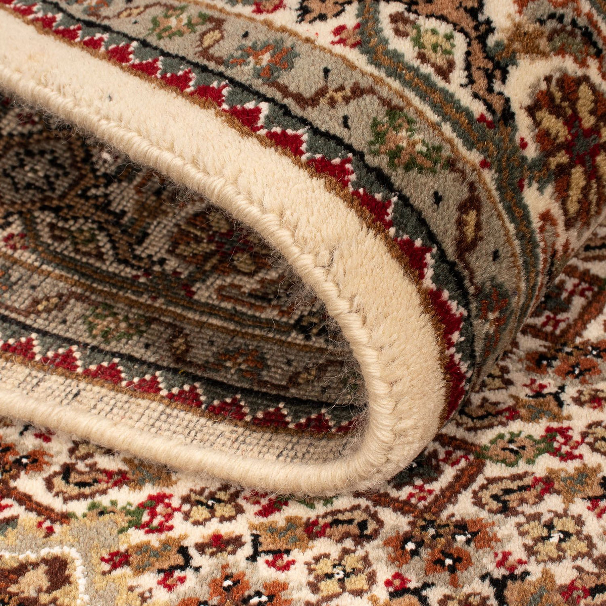Persisk tæppe - Tabriz - 193 x 123 cm - beige