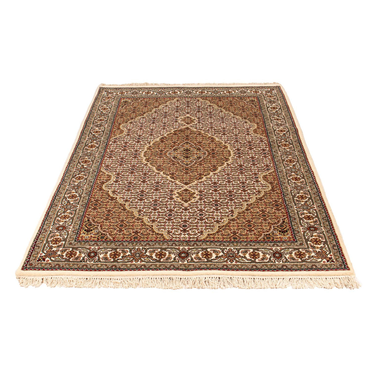 Persisk tæppe - Tabriz - 193 x 123 cm - beige