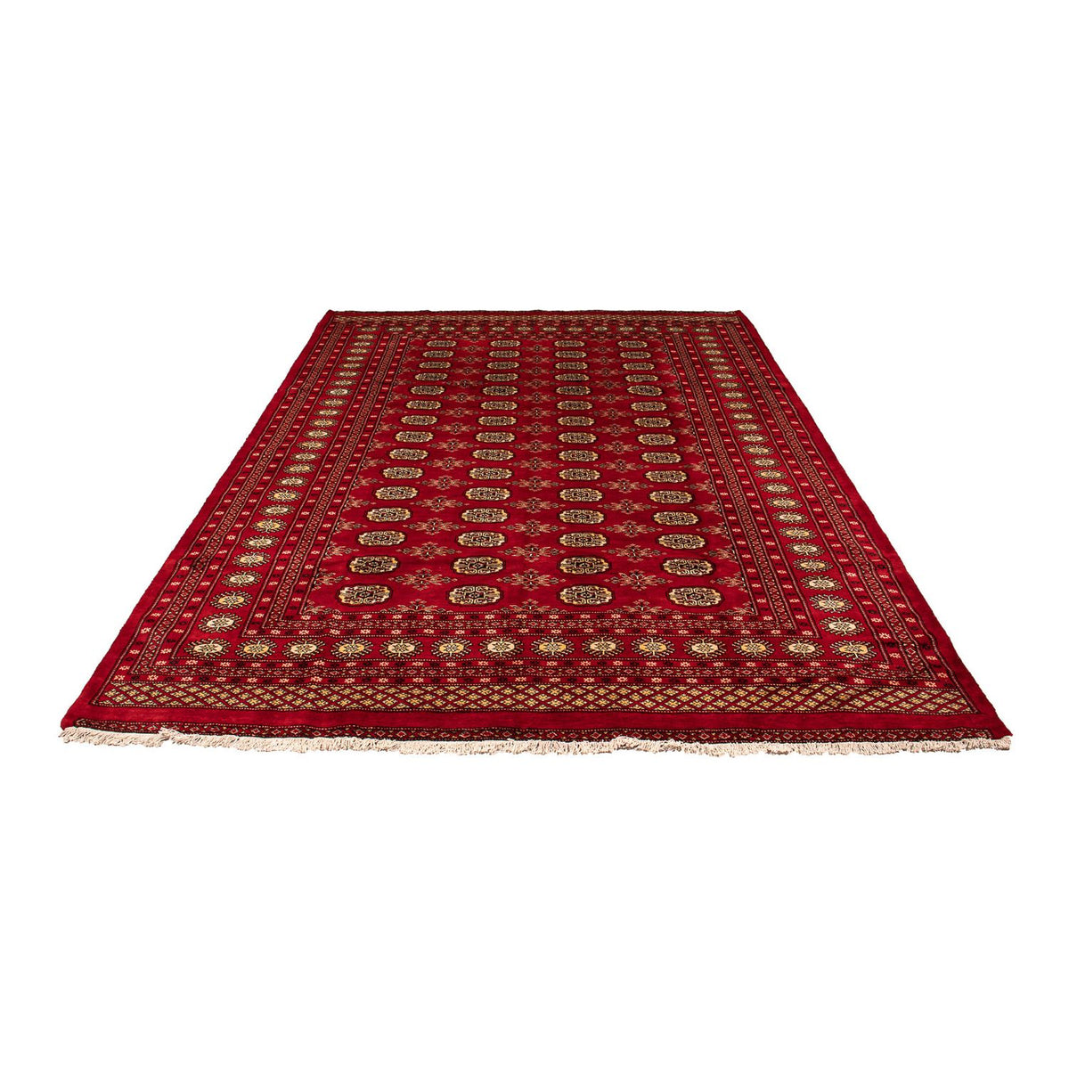 Pakistan Tæppe - 307 x 208 cm - mørkerød