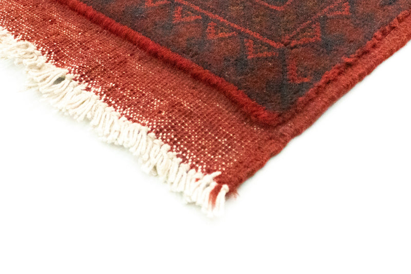 Afghansk tæppe - Kunduz - 199 x 152 cm - rød