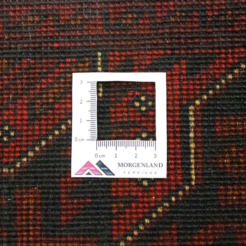 Afghansk tæppe - Kunduz - 206 x 149 cm - rød