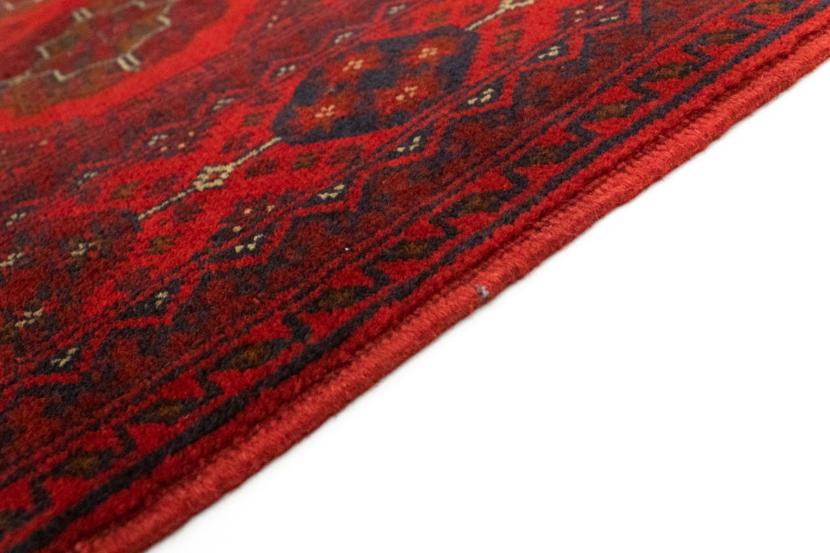Afghansk tæppe - Kunduz - 151 x 102 cm - rød