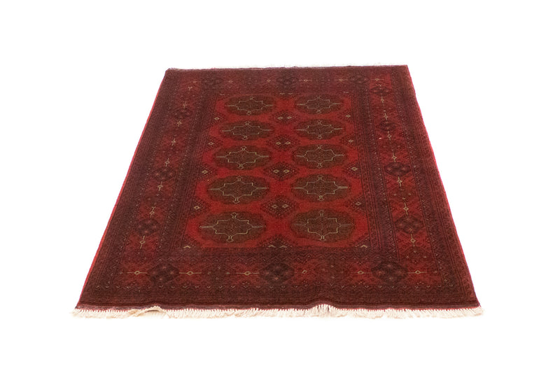 Afghansk tæppe - Kunduz - 151 x 102 cm - rød