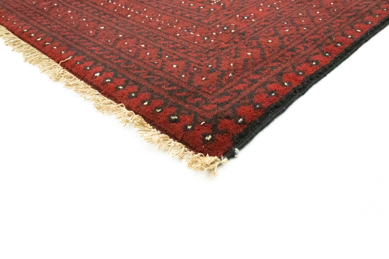 Afghansk tæppe - Filpa - 193 x 149 cm - rød