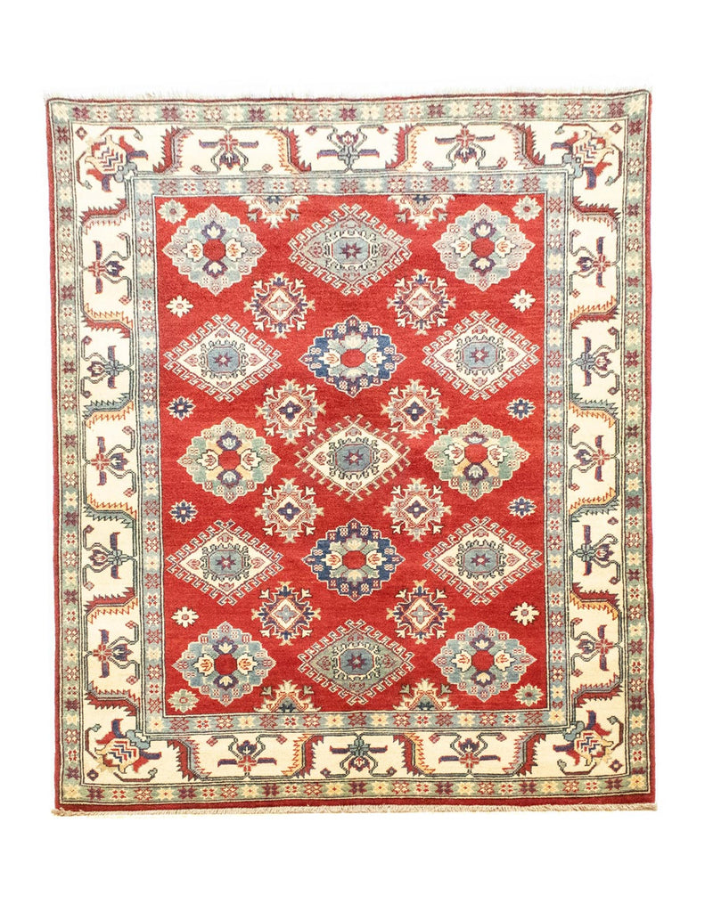 Ziegler Carpet - Kazak - 199 x 146 cm - mørkerød