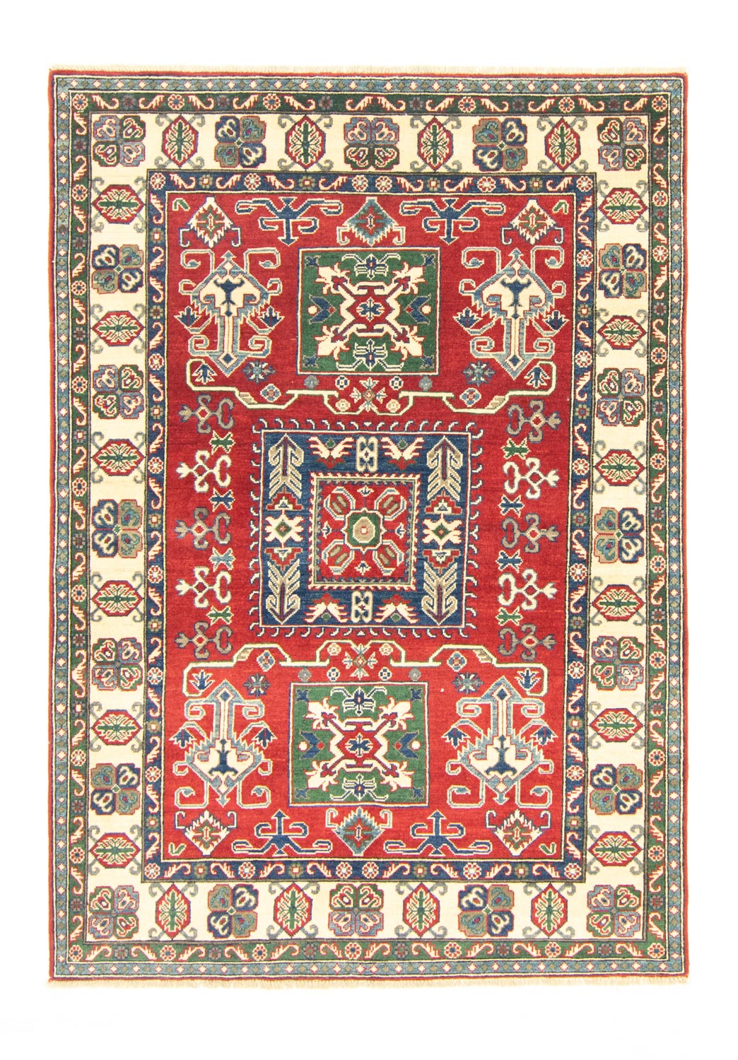 Ziegler Carpet - Kazak - 212 x 146 cm - mørkerød