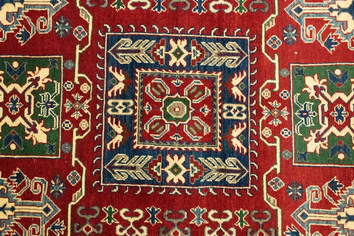 Ziegler Carpet - Kazak - 212 x 146 cm - mørkerød